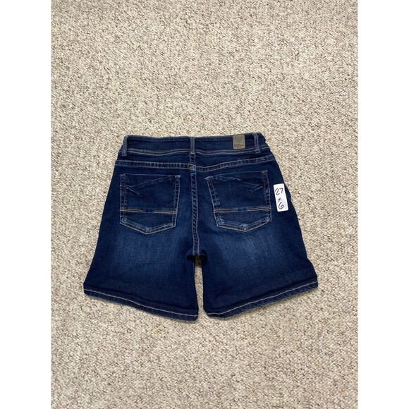 27 BKE Midrise Dark Wash Gabby Style Shorts - Picture 2 of 4